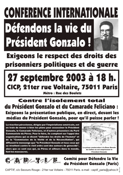 Affiche de la Conférence Internationale